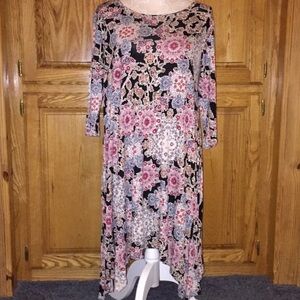 Wilde Geo Handkerchief Hem Dress XL